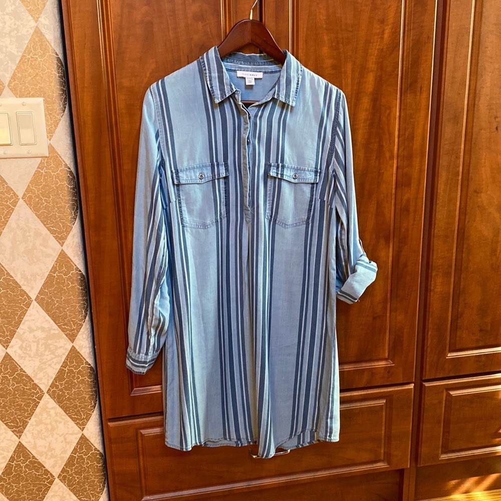 Pure Navy shirt dress